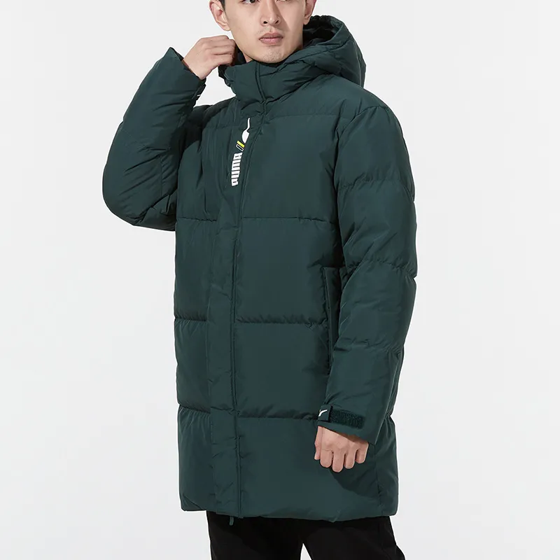 PUMA Down Jacket Men's Dark Green-4