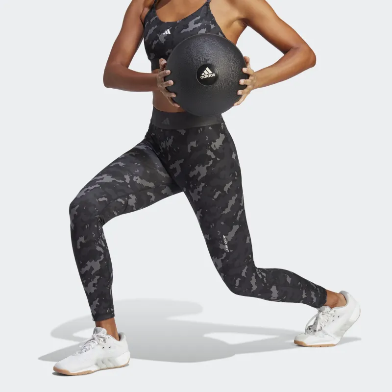 Adidas Free Shipping With AdiClub Techfit Camo 7/8 Leggings-1
