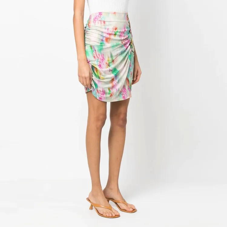 IRO NIGHT Zirana Twist High waisted Skirt-3