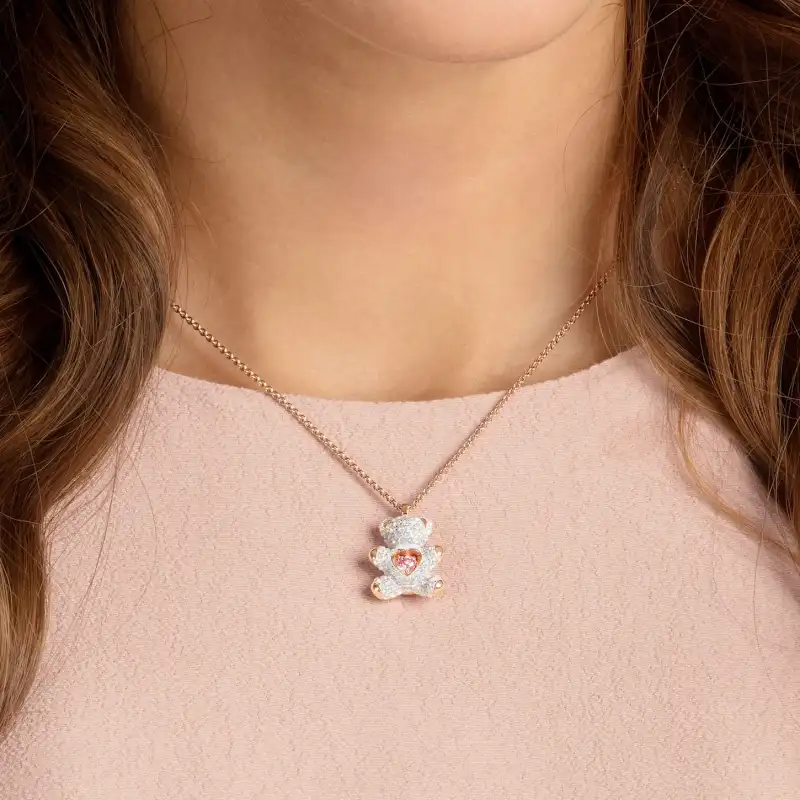 Swarovski Alloy Necklaces Women's Gold-4