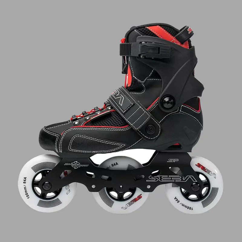 Michael Inline Skates Rocker Figure Roller Skates Men's Size 35 39 76mm X 8mm Black Red-3