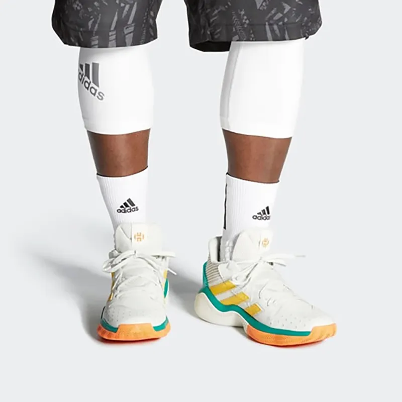 Adidas Harden Stepback Grey Glory Green-5