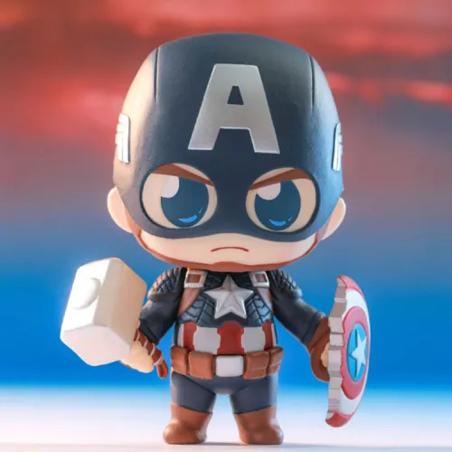 Hot Toys The Avengers  Endgame Captain America Chibi Figures