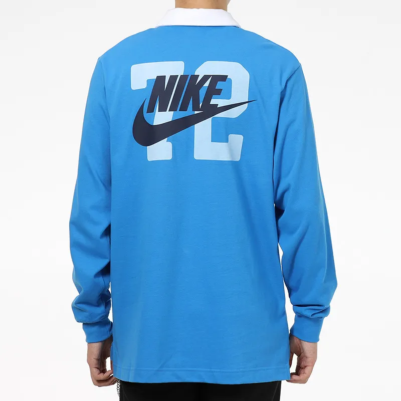 Nike Polo Shirts Men Blue-2