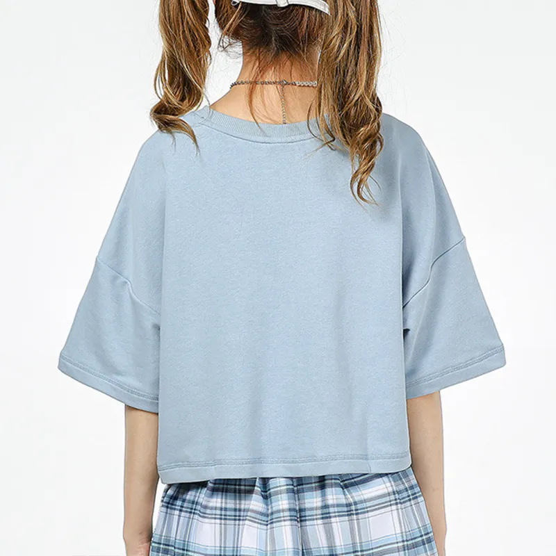 PUMA Crop Tops Women's Blue-3
