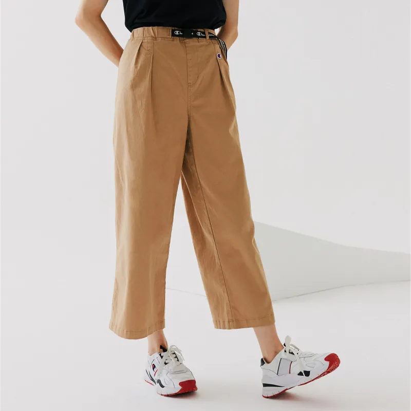 Champion Wide Leg Casual Pants Japan Version Women's Women's Khaki-3