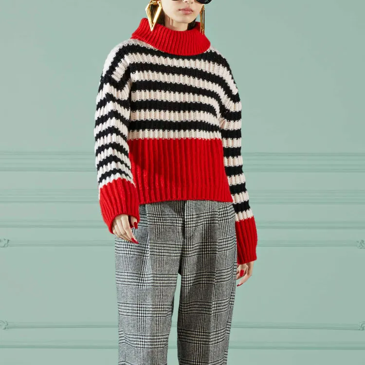GUCCI Cashmere Sweaters Women's Red-2