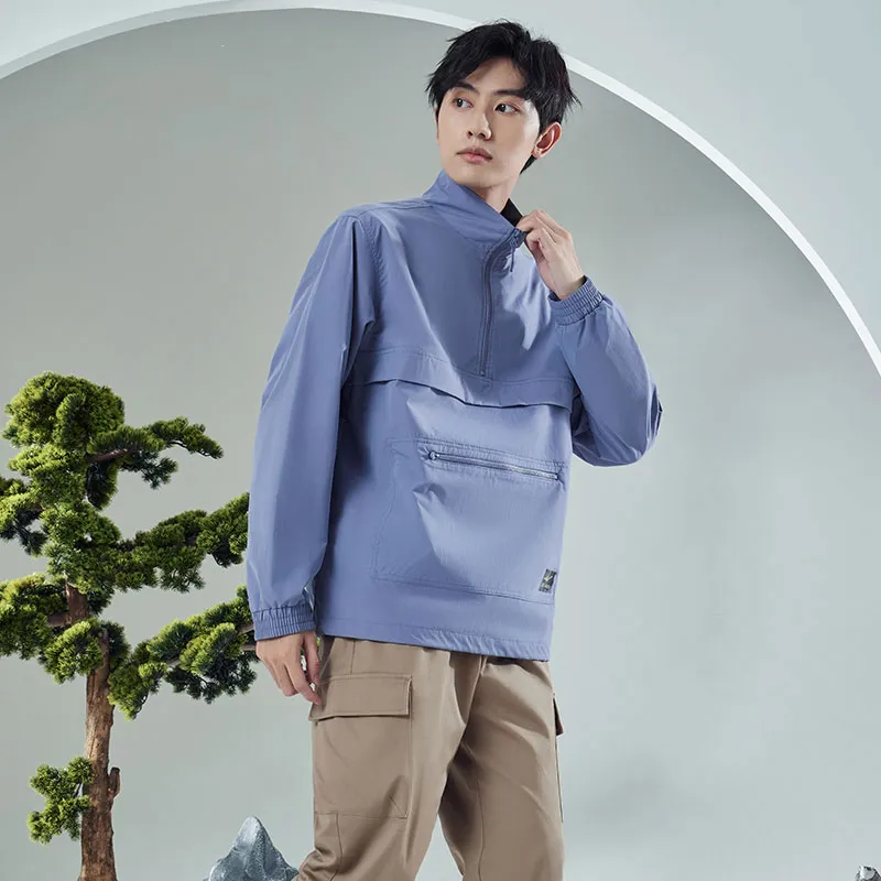 Erke Sweatshirts Men Blue Purple-4