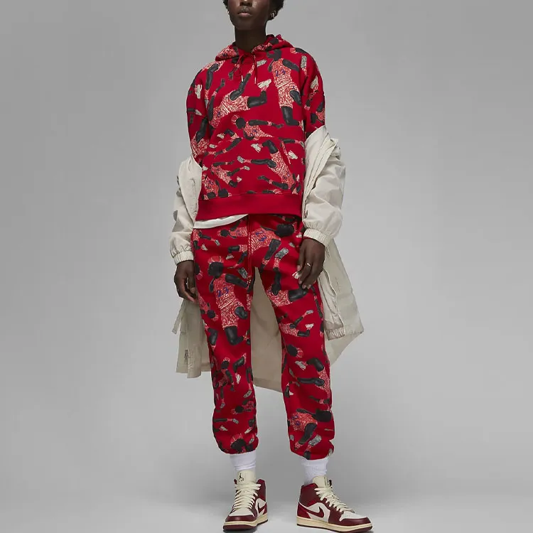 JORDAN X Parker Duncan Brooklyn 'Red' Track Pants-2