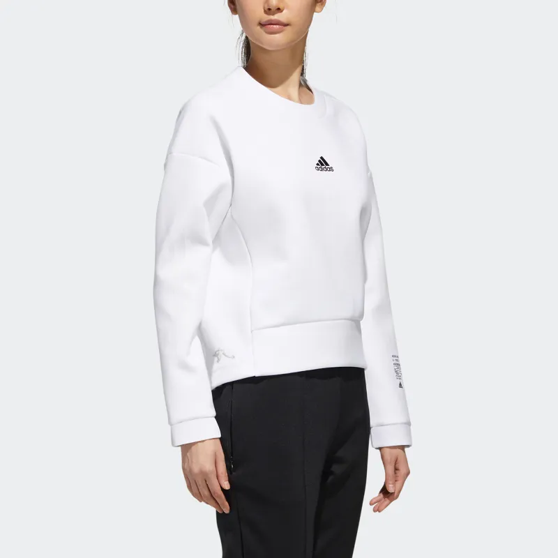 Adidas Sweatshirt Women's White-4