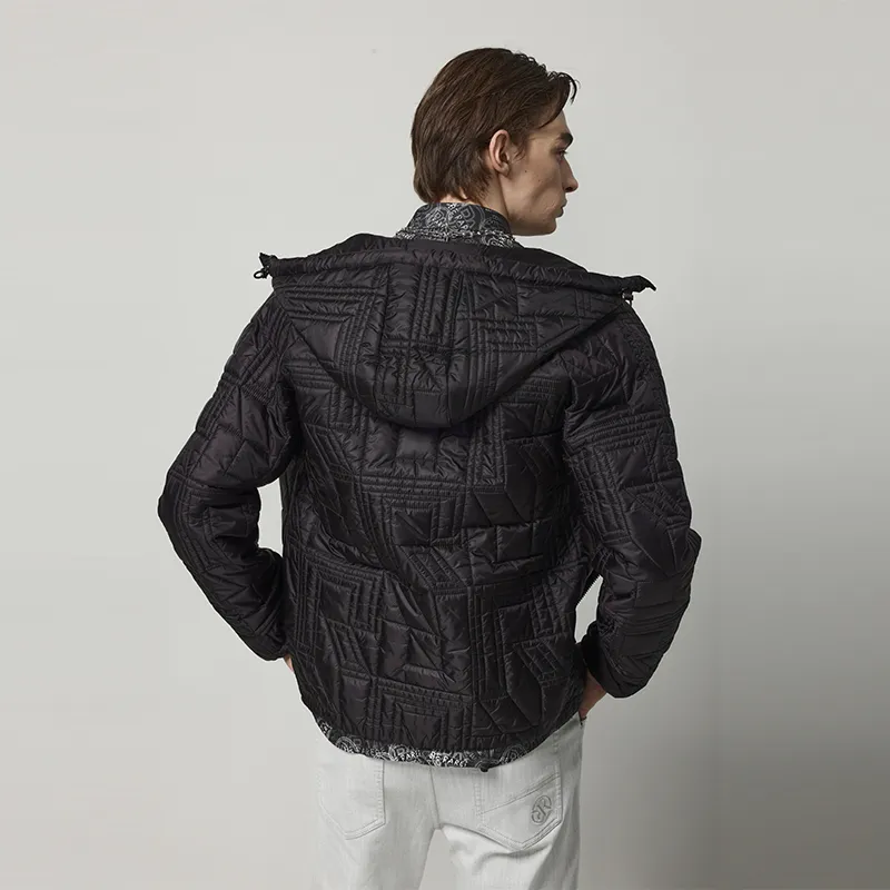 RARE Puffer Jackets Men Black-5