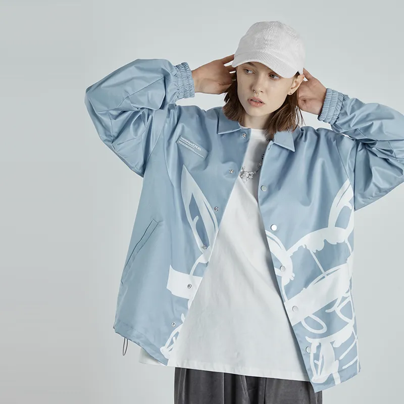 HARSH AND CRUEL SS21 Loose Fit Coach Jacket Unisex-2