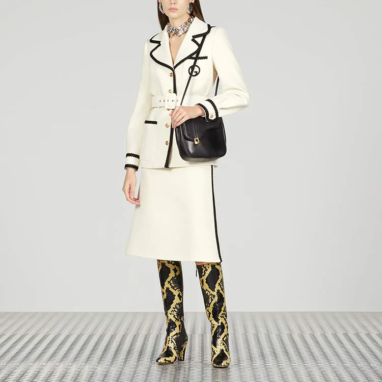 GUCCI SS23 Jackets Coats Women's White-1