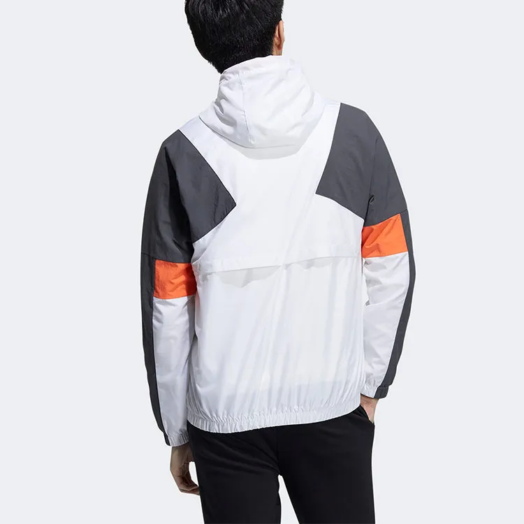 Adidas Neo Jacket Men's White Gray Multicolor-2