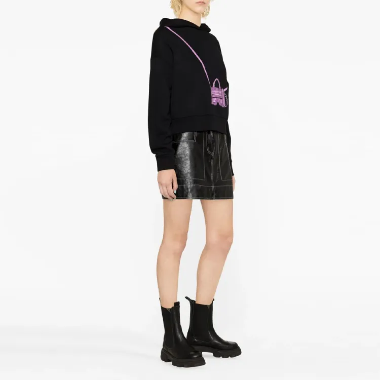 KARL LAGERFELD / Karl Lagerfeld Jeans IKON/K Bag Print Hoodie-4