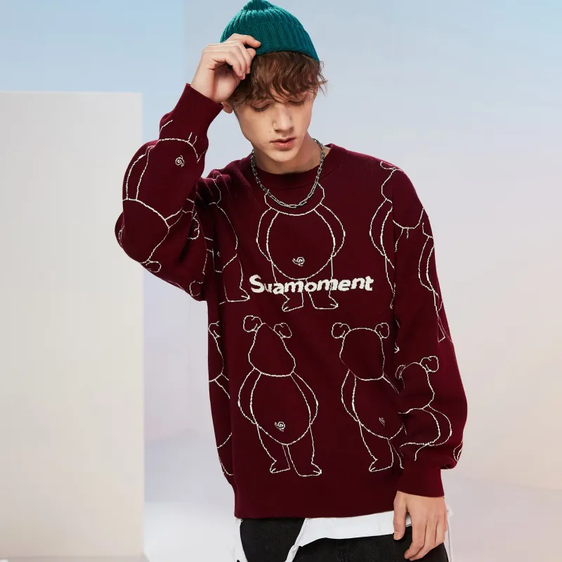 Suamoment Sweaters Unisex-14