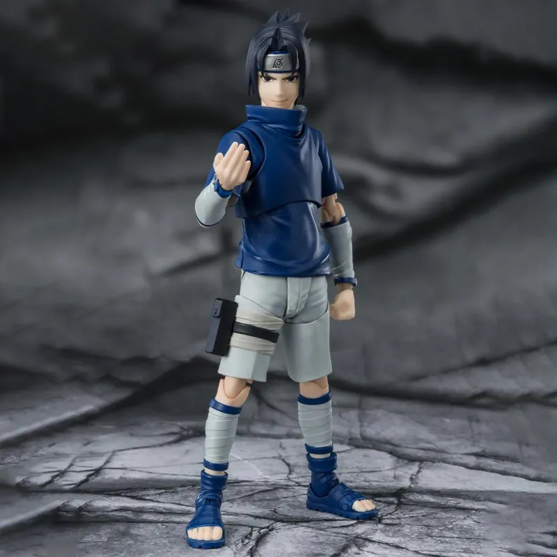 BANDAI Sasuke Uchiha S.H.Figuarts Naruto, The Genius Ninja Of The Uchiha Clan Action Figures-1