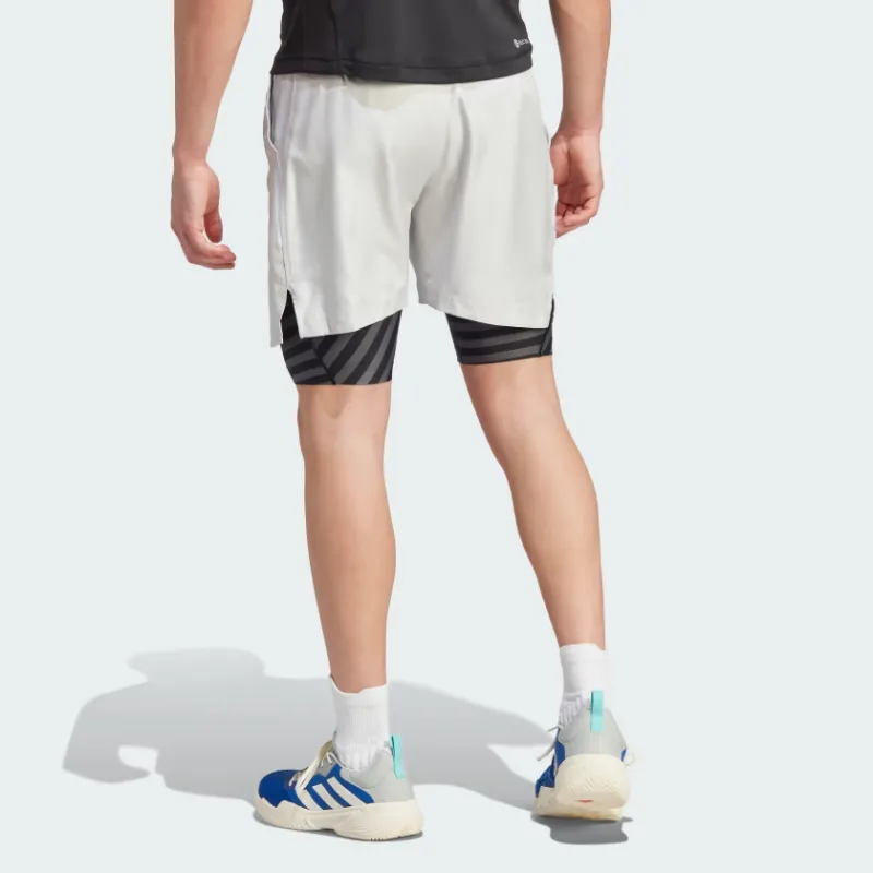 Adidas AEROREADY Sports Shorts Men White-4