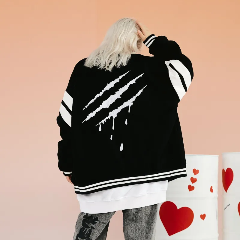 Suamoment Baseball Jacket Unisex-3