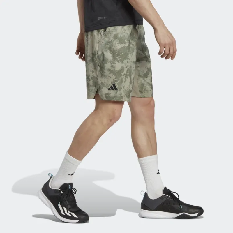 Adidas SS23 French Open Series Casual Shorts Men's Pebble Silver-3
