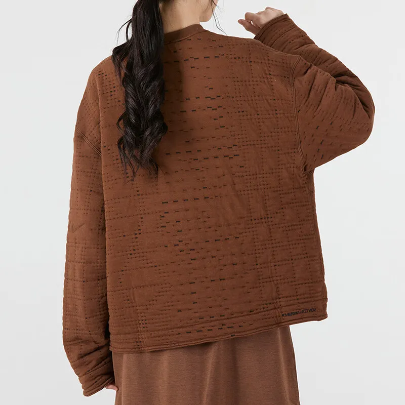 Nike THERMA FIT ADV Sweatshirts Women's Brown-2