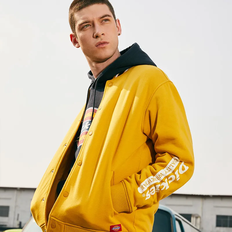 Dickies Baseball Jerseys Unisex Ginger Yellow-2
