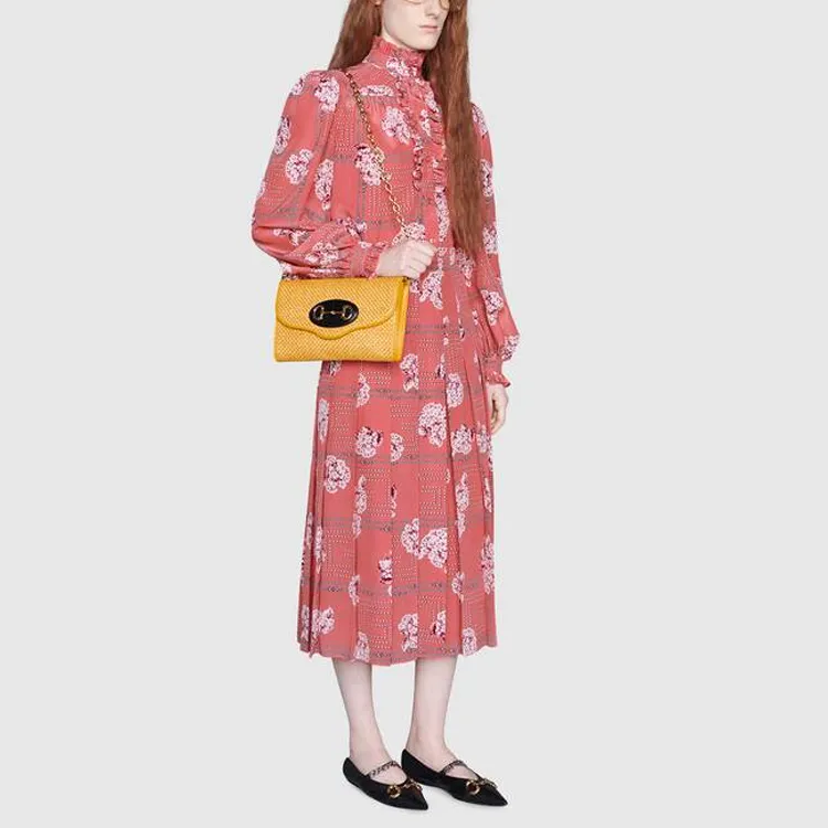 GUCCI Casual Long Skirts Women's Pink-1