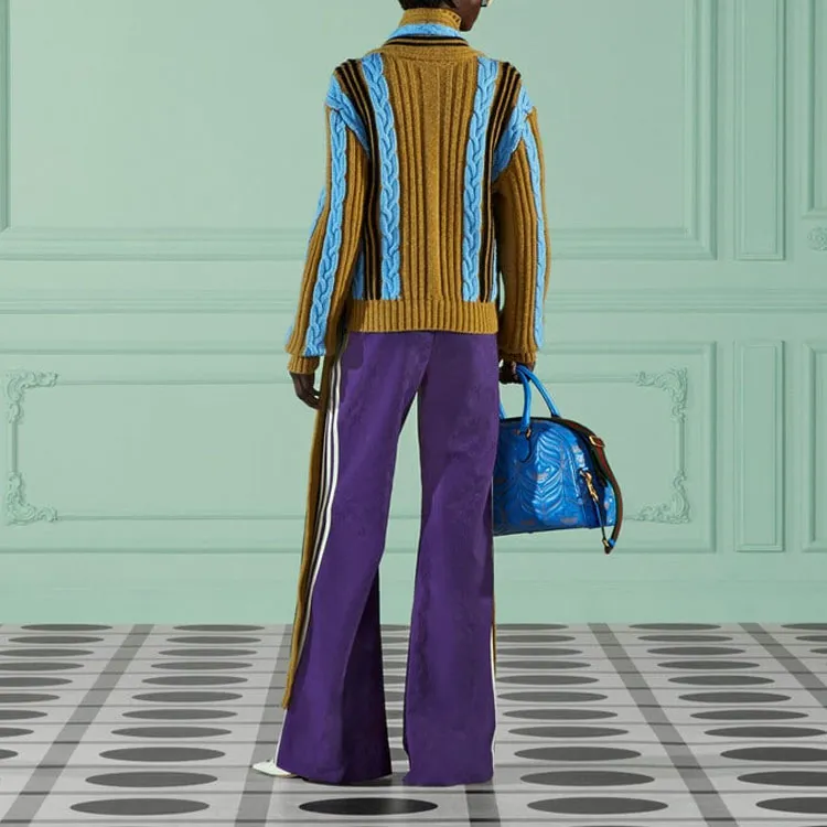 GUCCI x Adidas Originals SS23 Casual Pants Women's Purple-1