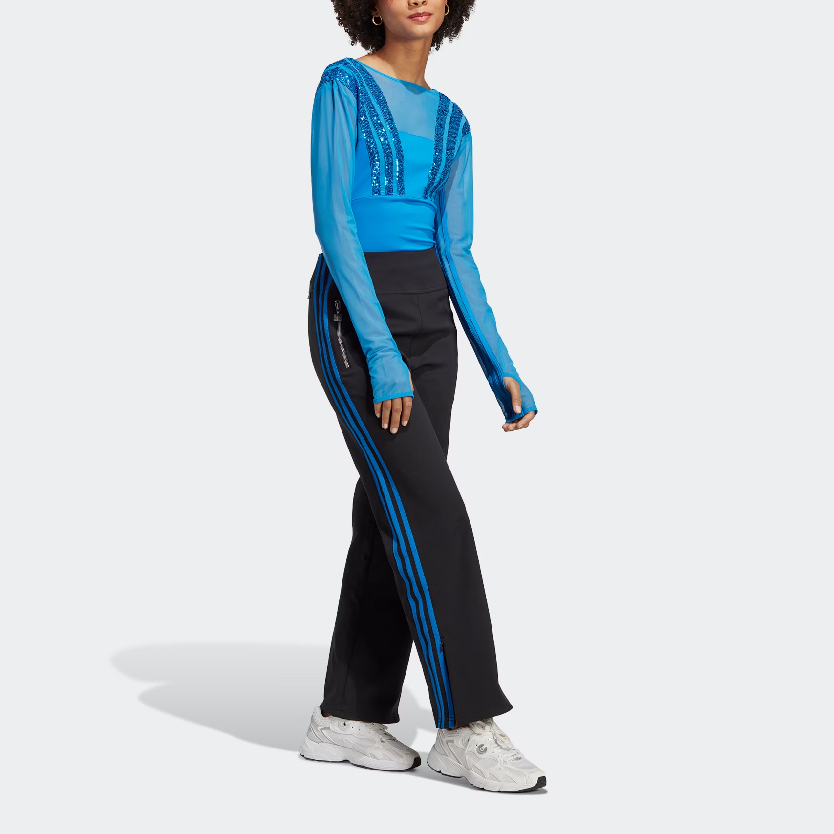 Adidas Originals Three Stripe Detailed Bodysuit M - POIZON