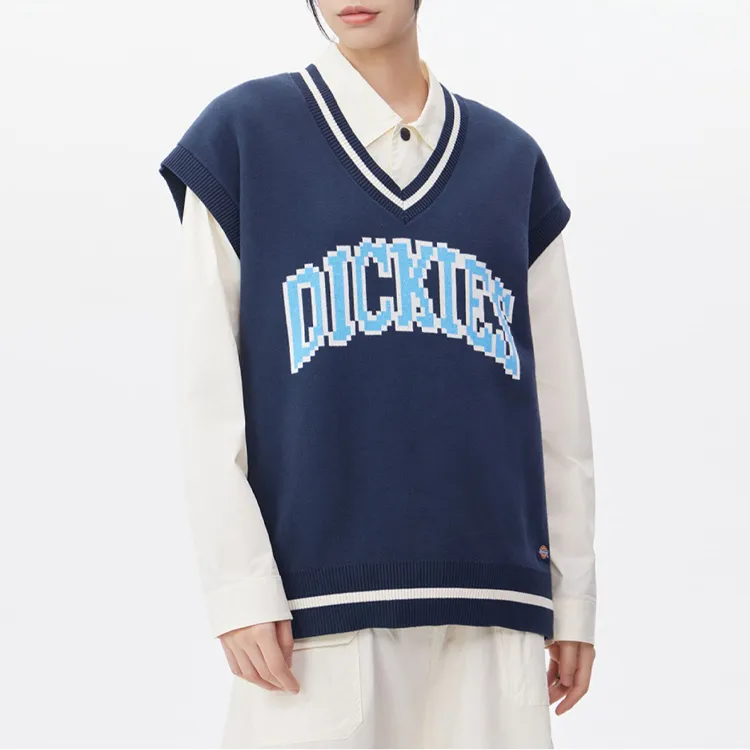 Dickies Vests Unisex Dark Marine Blue-1