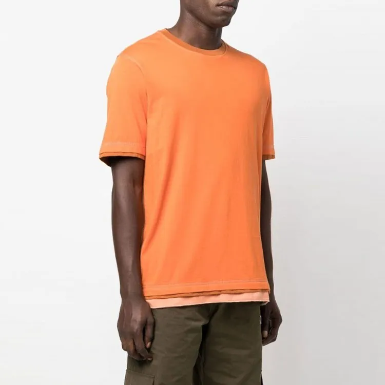 DIESEL T-Shirts Men Orange-3