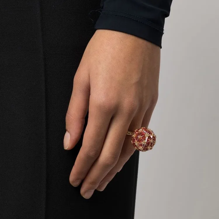 Swarovski Curiosa Gold Plated Rings Women's-4