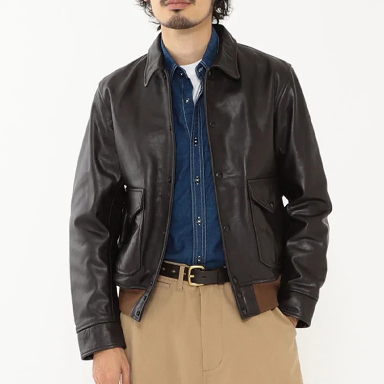 Beams Leather Jackets Men-12