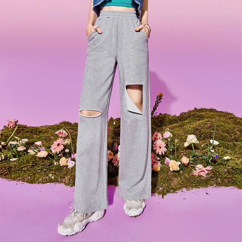 SEENFAAN Straight Casual Pants Unisex-2