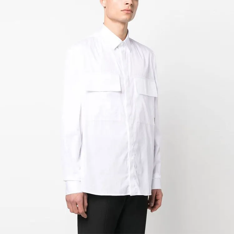 BALMAIN Shirts Men White-3