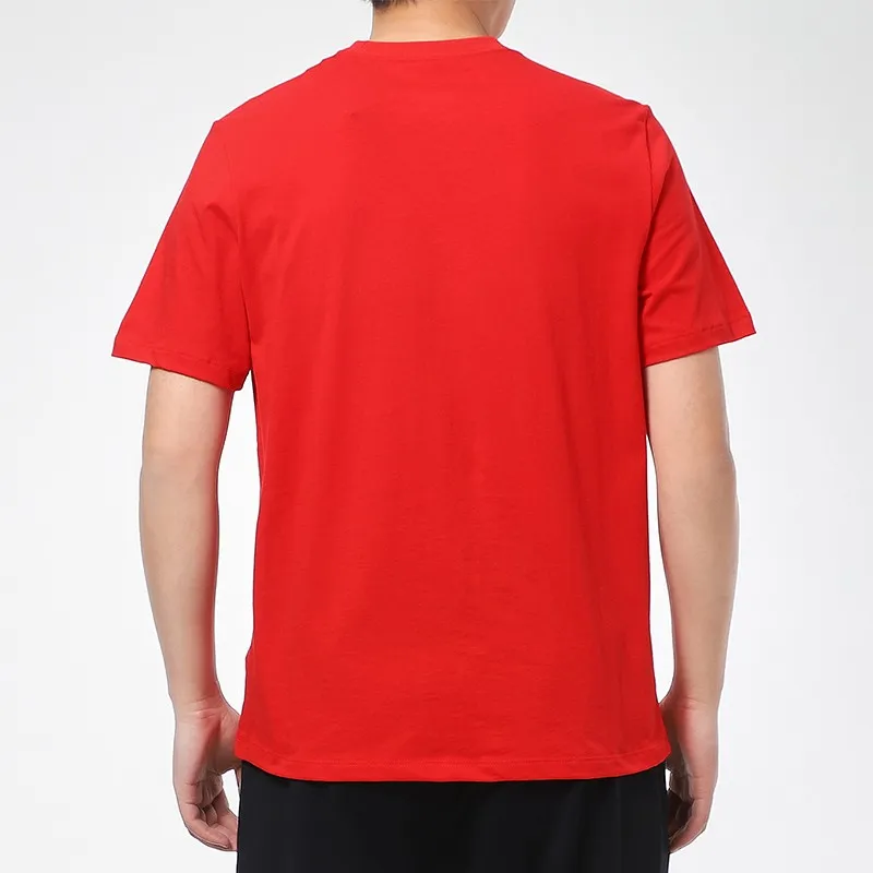 Nike T Shirts Men Red-3