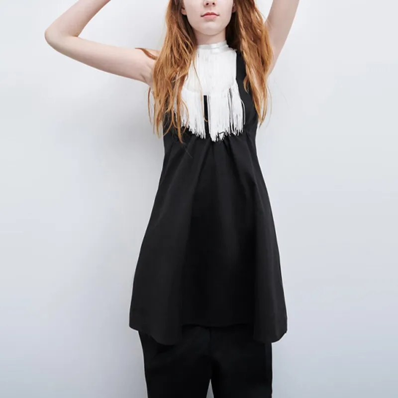 ZARA Slip Dresses Women's Black-3