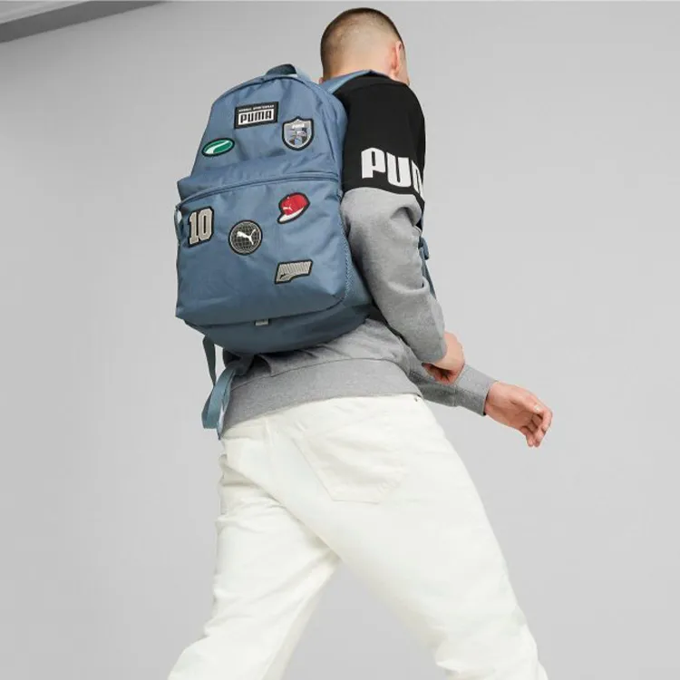 PUMA Fabric Backpack Regular Unisex Dark Blue-3