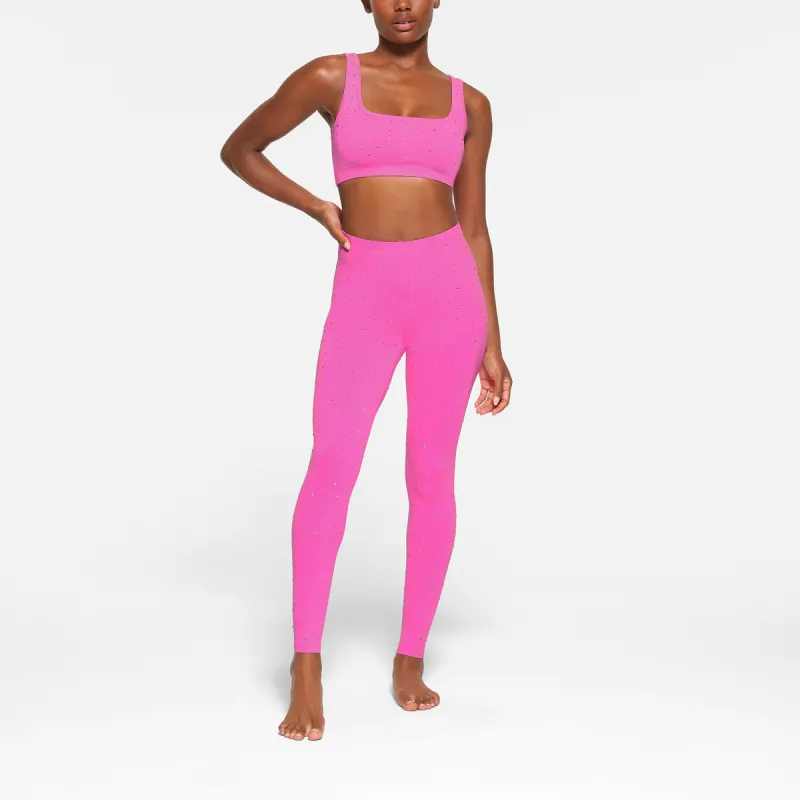 Skims Leggings Women's Bright Pink-1