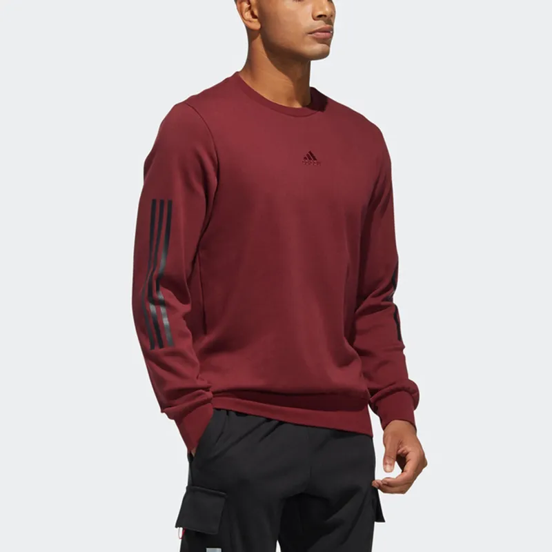 Adidas Sweatshirts Men Deep Red-2