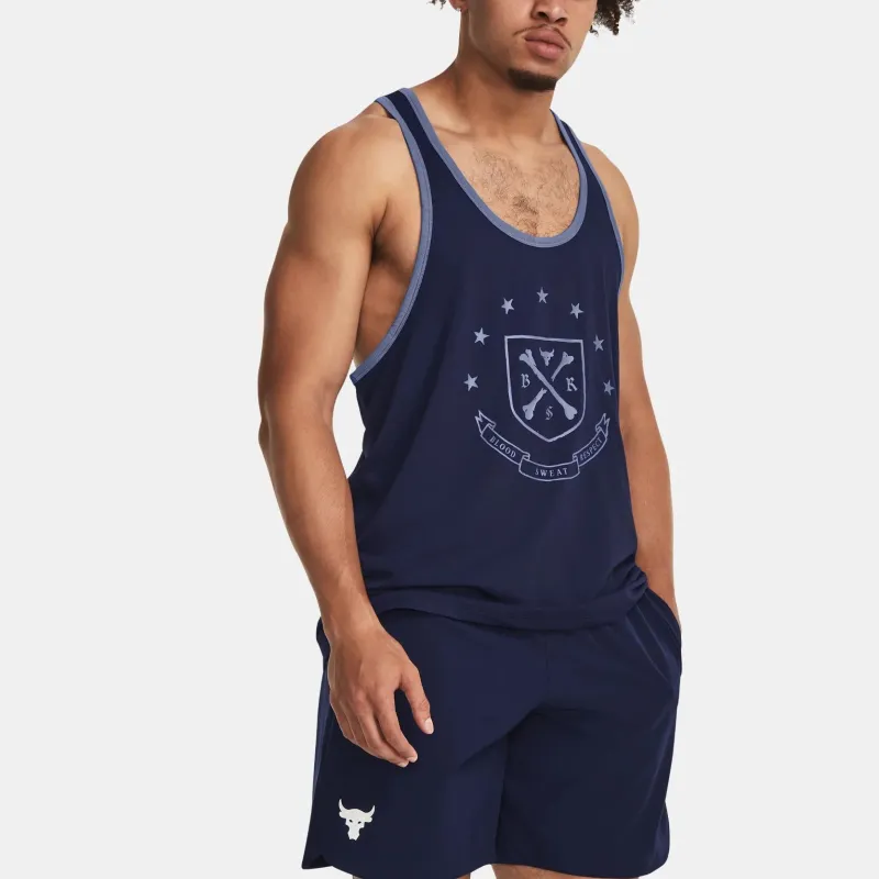 Under Armour Project Tank Tops Men Blue-2