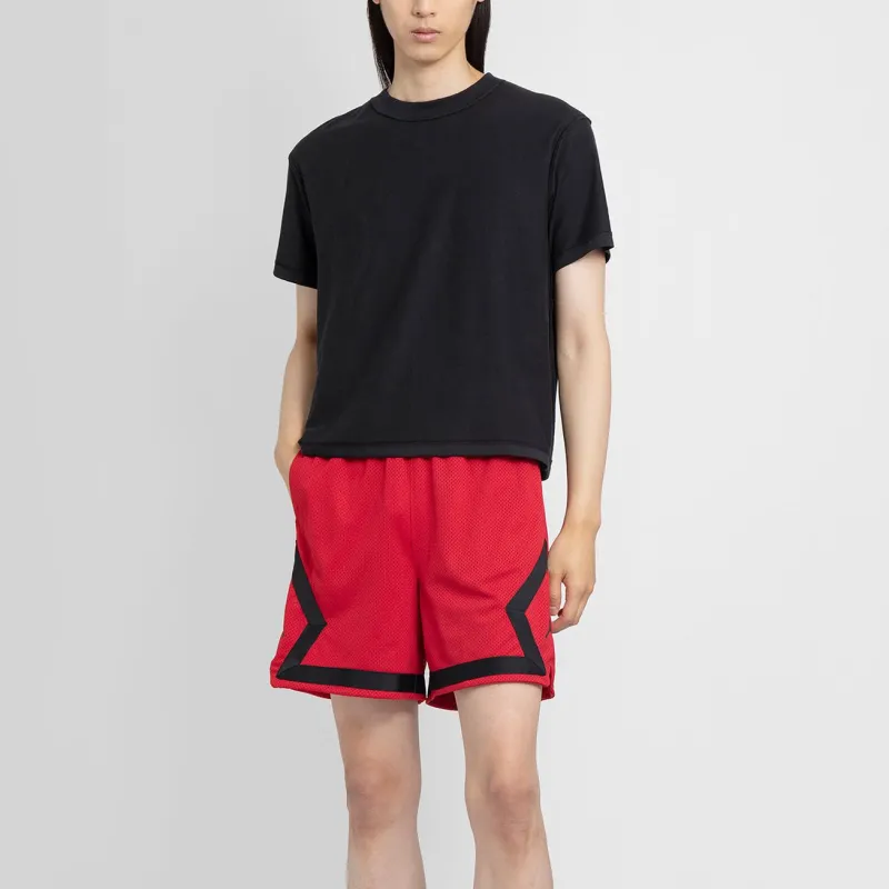 Jordan Heritage Diamond Casual Shorts Men Red-3