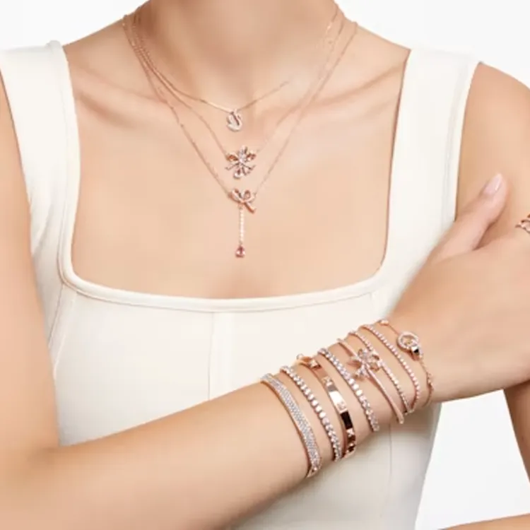 Swarovski Volta Gold Plated Bracelets Women's-3