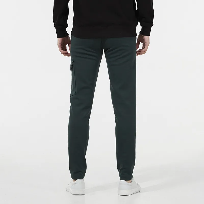 PUMA Knitted Sweatpants Men Olive Green-2