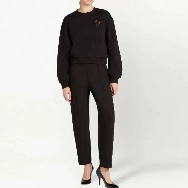 Giuseppe Zanotti Sauvanne Crystal logo Sweatshirt-1