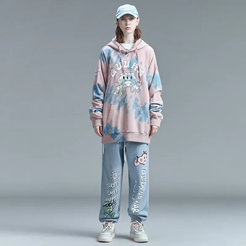 Guuka Knitted Sweatpants Unisex Blue-3