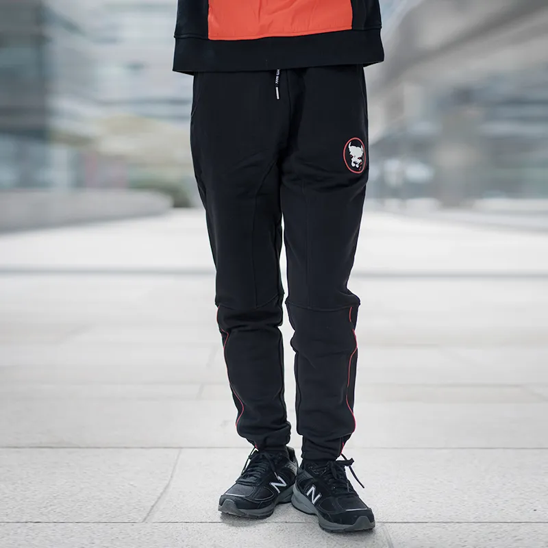 Clubxxhh Casual Pants Unisex Black-2