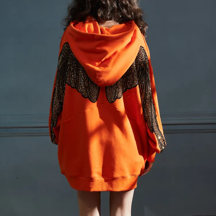 TCH Sweatshirts Unisex Orange Red-3