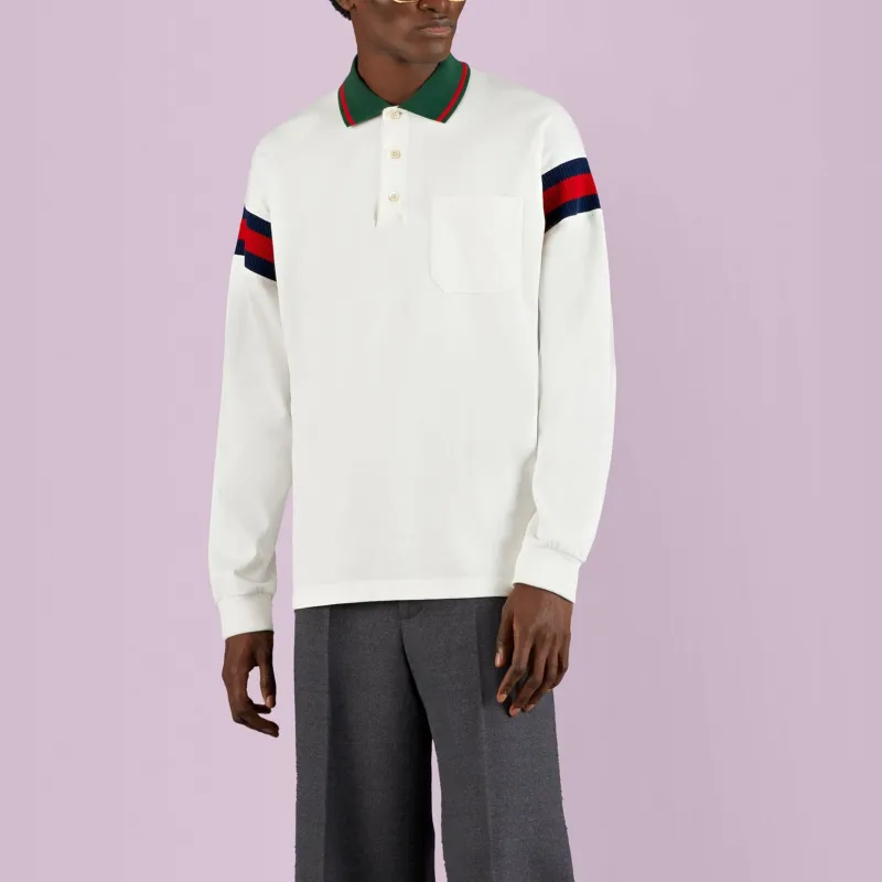 GUCCI Polo Shirt Men's Multicolor-2
