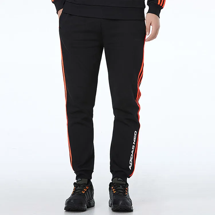Adidas Knitted Sweatpants Men Black-3